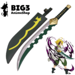 Seven Deadly Sins Meliodas metalni mač od 75 cm