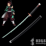 Demon Slayer Tanjiro metalna katana