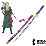 One Piece Roronoa Zoro Enma metalna katana od 103 cm
