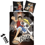 One Piece Dangerous Skull Bed linen 140×200 cm, 63x63 cm Microfibre