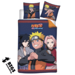 Naruto posteljina140×200 cm, 63x63 cm Microfibra