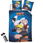 Naruto Team 7 posteljina 140×200 cm, 65x65 cm