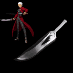 Fate Stay Night Archer mač srebrna verzija 65 cm