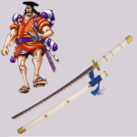 One Piece Special edition Oden Metalna katana tapecirana koža