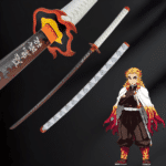 Demon Slayer Rengoku special edition metalna katana sa kožnim koricama 106 cm