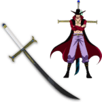 One Piece Dracule Mihawk metalni mač od 125 cm