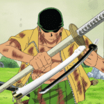 ONE PIECE ZORO METALNA KATANA WADO ICHIMONJI 106 cm