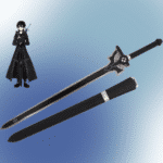 KIRITO CRNA METALNA REPLIKA MAČA OD 110 cm