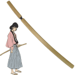 Lupin GOEMON IHIKAWA metalna katana 105 cm