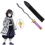 Obanai Iguro metalna mini katana 45 cm