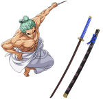 Zoro Shusui Plava verzija metalna katana 106 cm