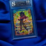 Dragona Ball SS4 SON GOKU kolekcionarska ocjenjena karta