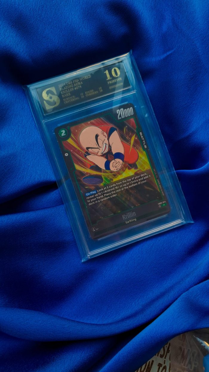 Dragona Ball Krillin kolekcionarska ocjenjena karta