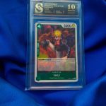 One Piece Sanji kolekcionarska ocjenjena karta