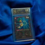 Dragona Ball Vegeta kolekcionarska ocjenjena karta