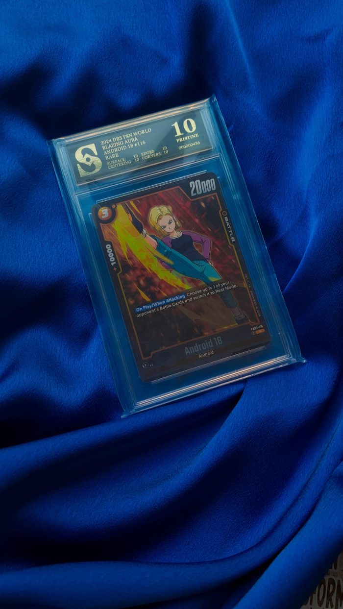 Dragona Ball Android 18 kolekcionarska ocjenjena karta
