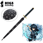 Demon Slayer Muichiro Tokito Kišobran katana (120 cm promjer otvorenog kišobrana + korice za kišobran)