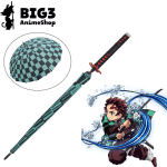 Demon Slayer Tanjiro ver2 Kišobran katana (120 cm promjer otvorenog kišobrana + korice za kišobran)