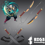 Demon Slayer Tengen Uzui metalna mini katana 45 cm