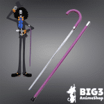 One Piece Brook metalni štap sa mačem od 100 cm