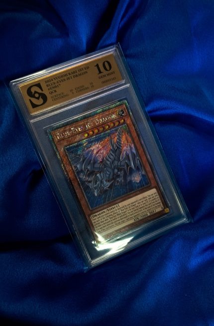 Yu-gi-oh Blue-Eyes Jet Dragon ocjenjena karta