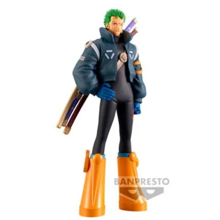 Banpresto One Piece Egghead Roronoa Zoro Grandline Series figura 17cm