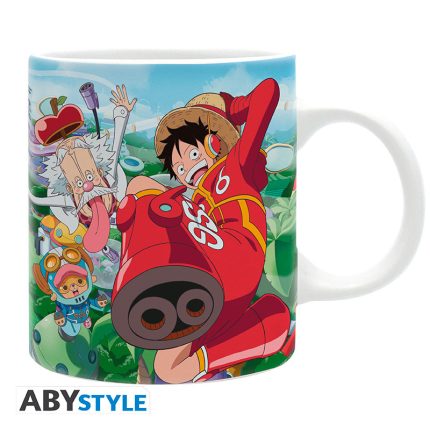ONE PIECE šalica Luffy i Vegapunk 320 ml