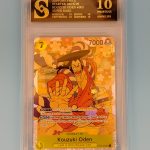 One Piece Kouzuki kolekcionarska ocjenjena karta