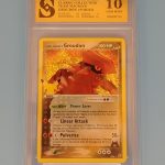 Pokemon Groudon kolekcionarska ocjenjena karta
