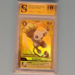 Digimon Gatomon kolekcionarska ocjenjena karta