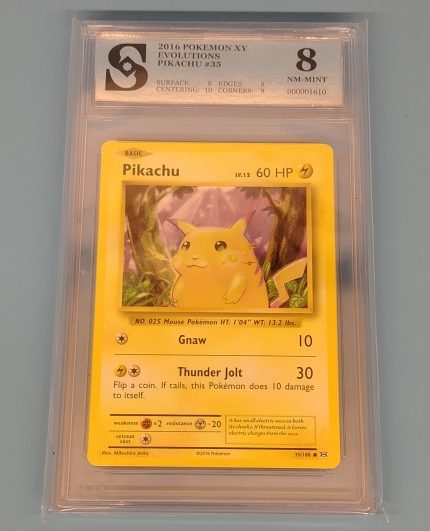 Pokemon Pikachu kolekcionarska ocjenjena karta