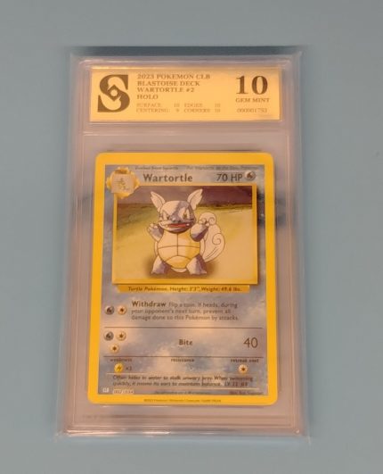 Pokemon Wartortle kolekcionarska ocjenjena karta
