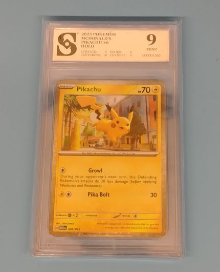 Pokemon Pikachu kolekcionarska ocjenjena kartica