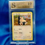 Pokemon Snorlax kolekcionarska ocjenjena kartica