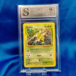 Pokemon Scyther kolekcionarska ocjenjena kartica
