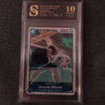 One Piece Dracule Mihawk kolekcionarska ocjenjena kartica