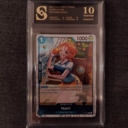 One Piece Nami kolekcionarska ocjenjena kartica