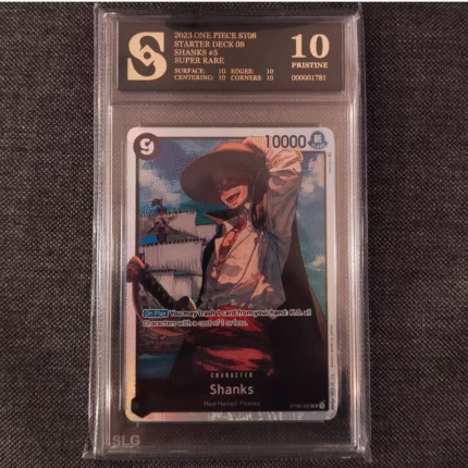 One Piece Shanks kolekcionarska ocjenjena kartica