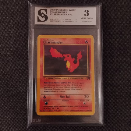 Pokemon Charmander kolekcionarska ocjenjena kartica