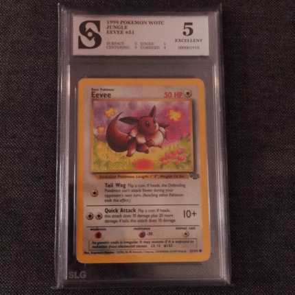 Pokemon Eevee kolekcionarska ocjenjena kartica