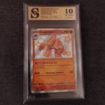 Pokemon Garganacl kolekcionarska ocjenjena kartica