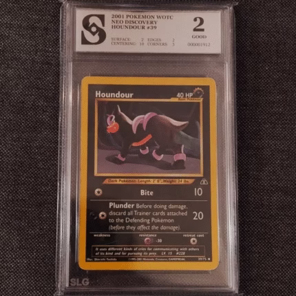 Pokemon Houndour kolekcionarska ocjenjena kartica