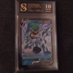 Pokemon Ice Rider Calyrex V kolekcionarska ocjenjena kartica