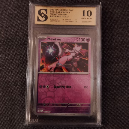 Pokemon Mewtwo kolekcionarska ocjenjena kartica