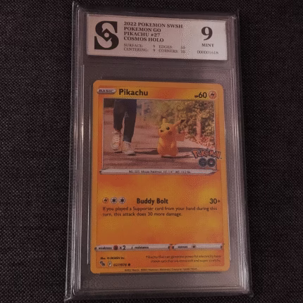 Pokemon Pikachu kolekcionarska ocjenjena kartica