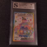 Pokemon Terapagos Ex kolekcionarska ocjenjena kartica