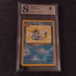 Pokemon Vaporeon kolekcionarska ocjenjena kartica