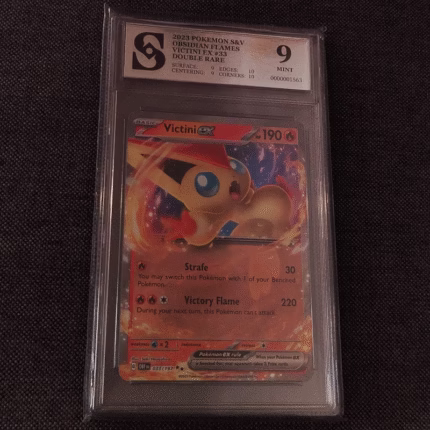 Pokemon Victini Ex kolekcionarska ocjenjena kartica