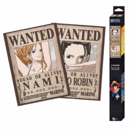 One Piece Nami i Robin set od 2 postera 52x38 cm
