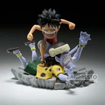 One Piece Log Stories Luffy vs Arlong figura 8cm